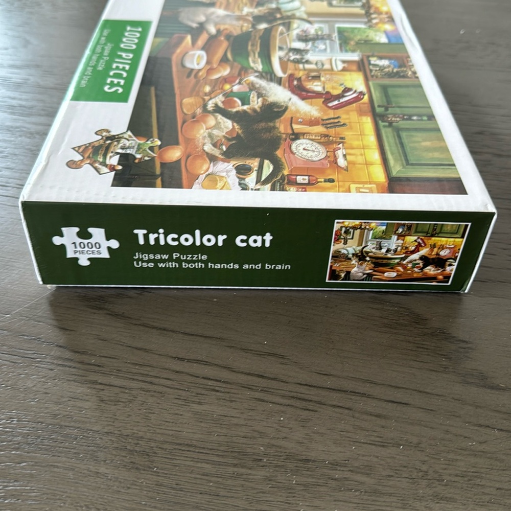 NEW 1000 Piece Jigsaw Puzzle Cats in the Kitchen - Picture 3 of 5